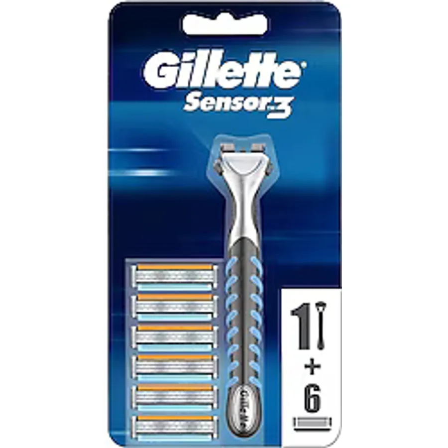 Gillette Sensor 3 6 Başlıklı Tıraş Bıçağı