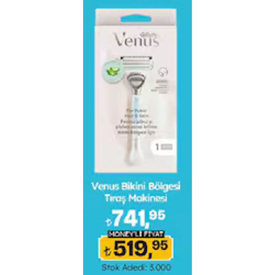 Gillette Venus 1 Başlıklı Kadın Tıraş Bıçağı