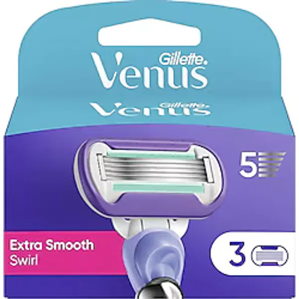 Gillette Venus Extra Smooth Swirl 3'lü Yedek Tıraş Bıçağı