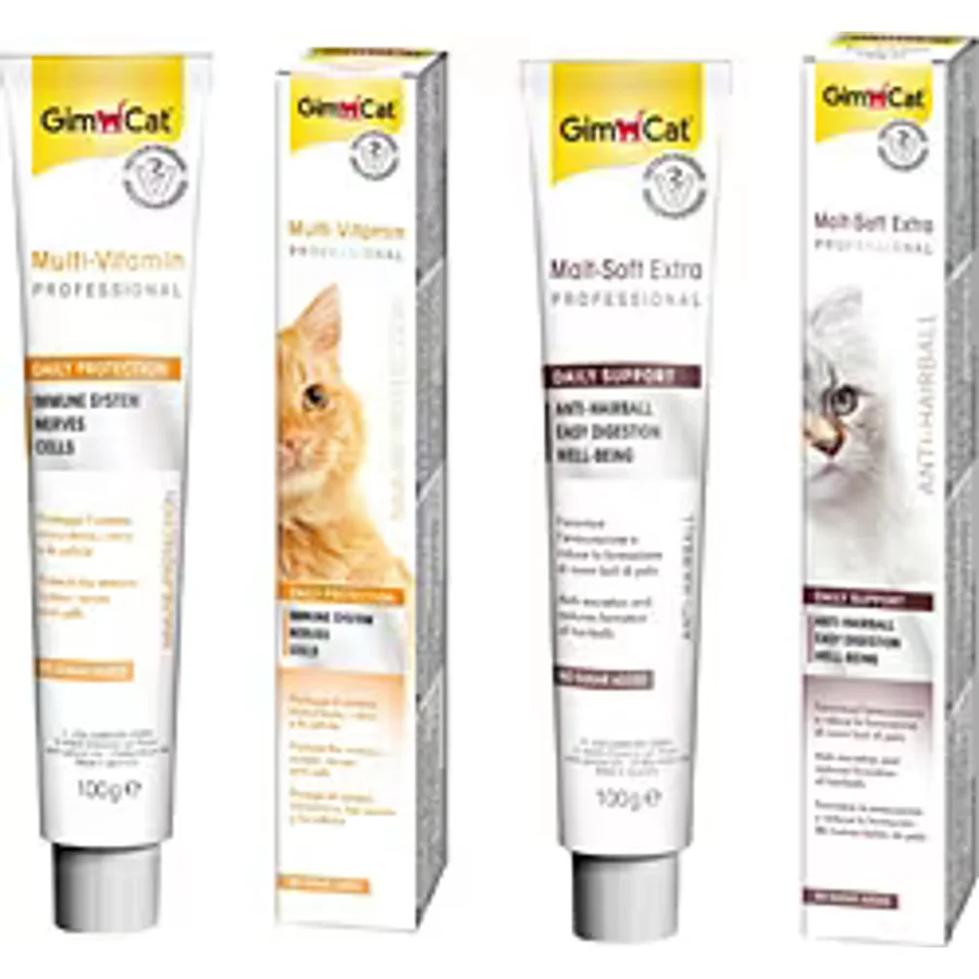 Gimcat Malt Soft Extra 100 gr + Multi-Vitamin 100 gr Kedi Macunu