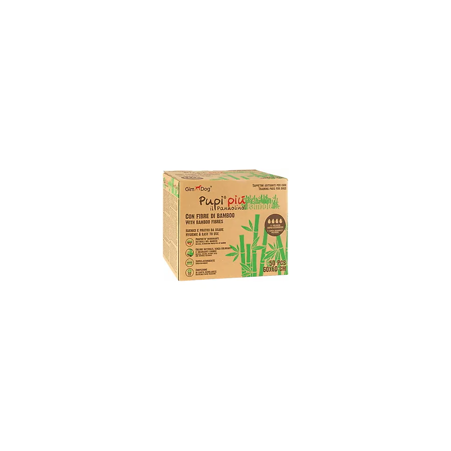 Gimdog Pupi Piu 60x60 cm 50'li Bambu Köpek Çiş Pedi