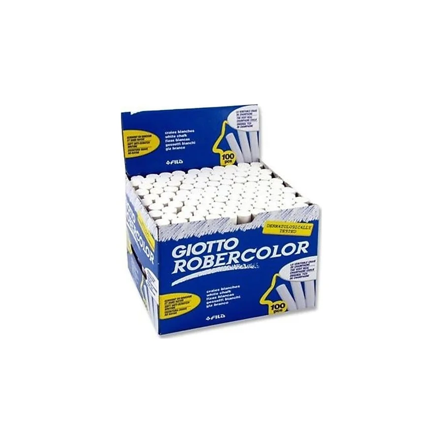 Giotto Robercolor Tozsuz 100'lü Beyaz Tebeşir