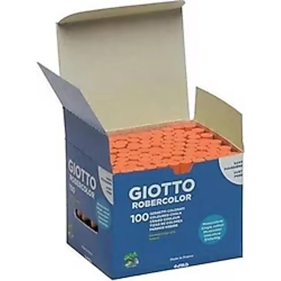 Giotto Robercolor Tozsuz 100'lü Turuncu Tebeşir