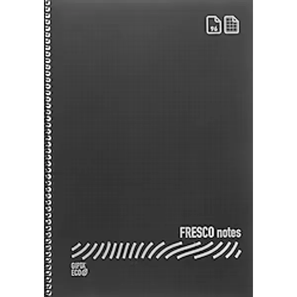 Gıpta Fresco Spiralli A4 96 Yaprak Kareli Defter
