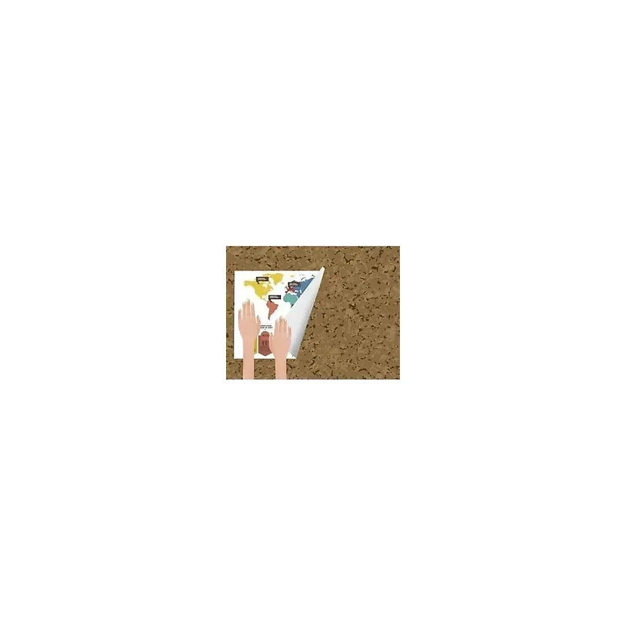 Gıpta Mantar Pano Yapışkanlı 58x46 Cm Kahverengi 4-2302300-5001