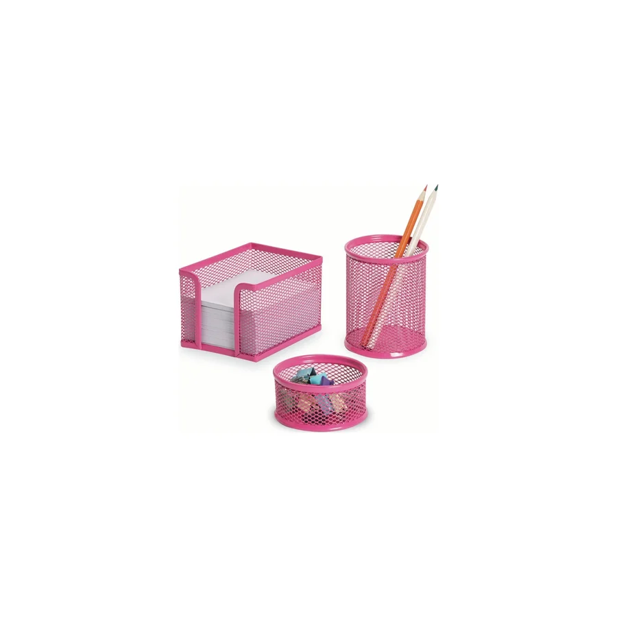 Gıpta Metal Masa Seti 3'lü Pembe F0033