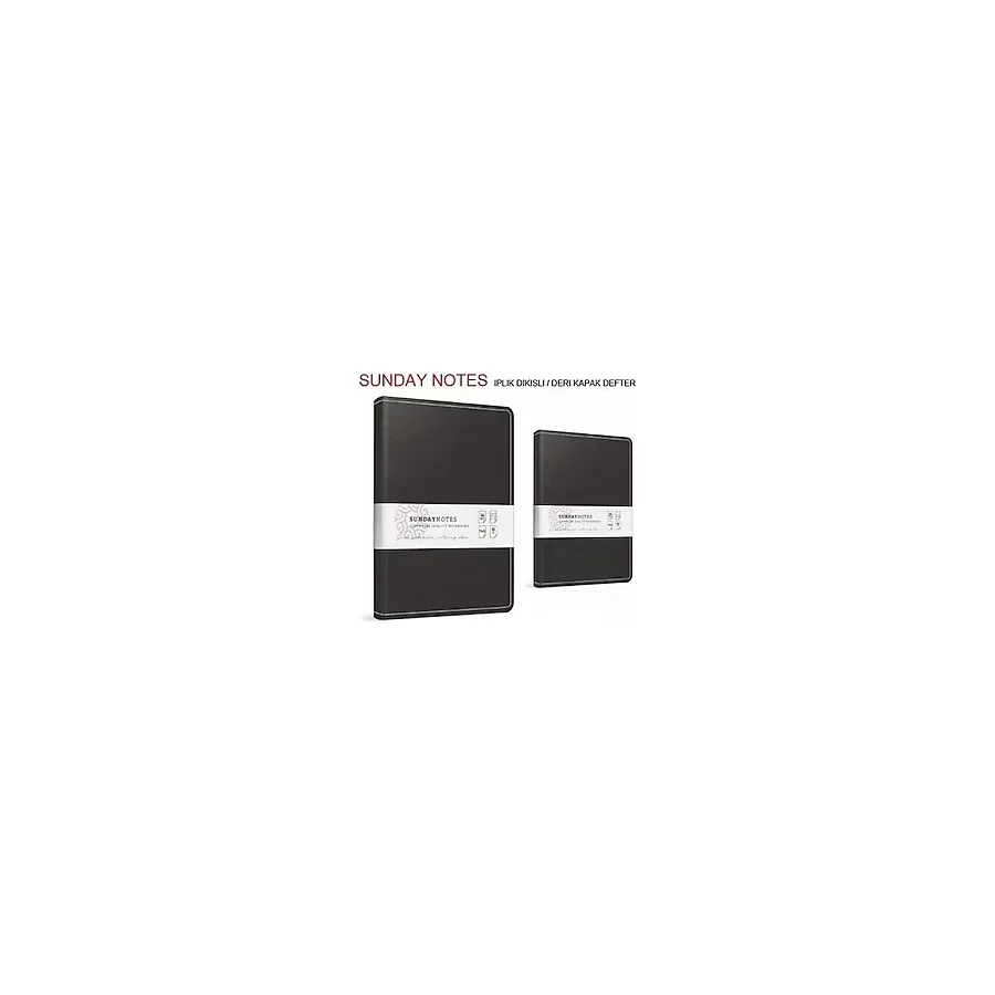 GIPTA SUNDAY NOTES DERİ KAPAK DEFTER 17x24 KARELİ 140 YAPRAK (5043)