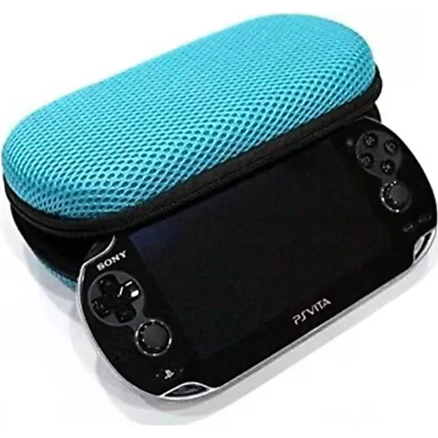 Gizala Ps Vita 1000 ve 2000 Modeller Uyumlu Taşıma Çantası Mavi Case Bag