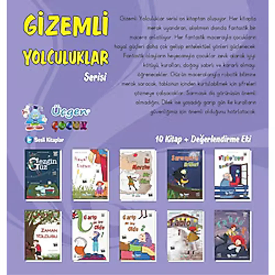 Gizemli Yolculuklar Seti - 10 Kitap Takım - Asude Gündüzhev - Üçgen Çocuk