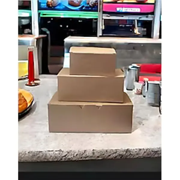 Gizpak Nugget Kutusu - Fast Food Kutusu - Paket Servis Kutusu 12X22X8 100 Adet