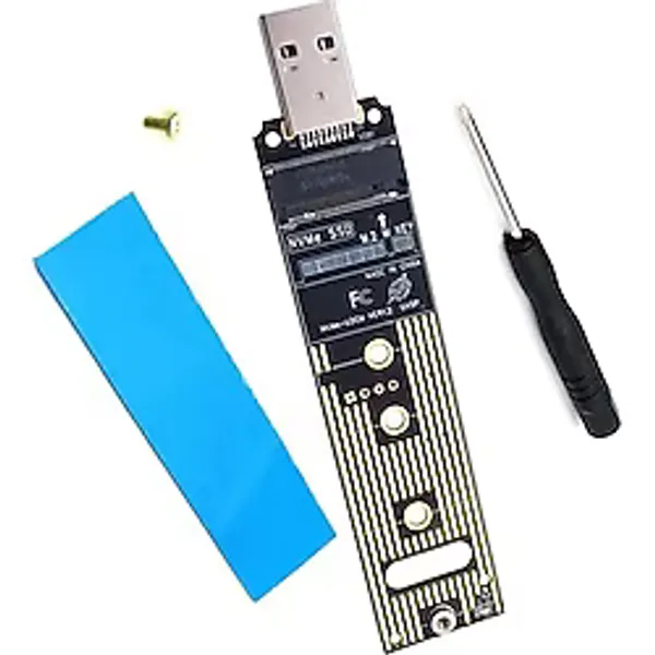 Gjob 3009 M.2 Nvme SSD To USB 3.0 Pci-E Express M-Key Çevirici Dönüştürücü Adaptör Kutusu