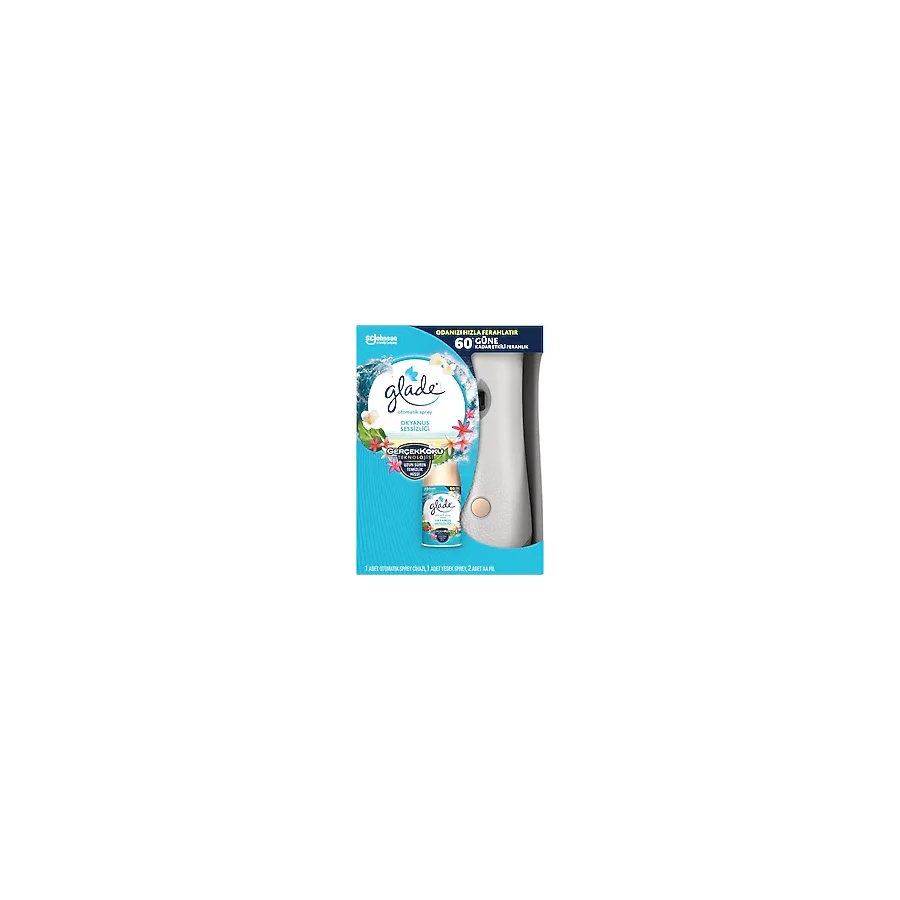 Glade Otomatik Sprey Koku Makinesi + Yedek Oda Kokusu 269 ml - Okyanus Sessizliği