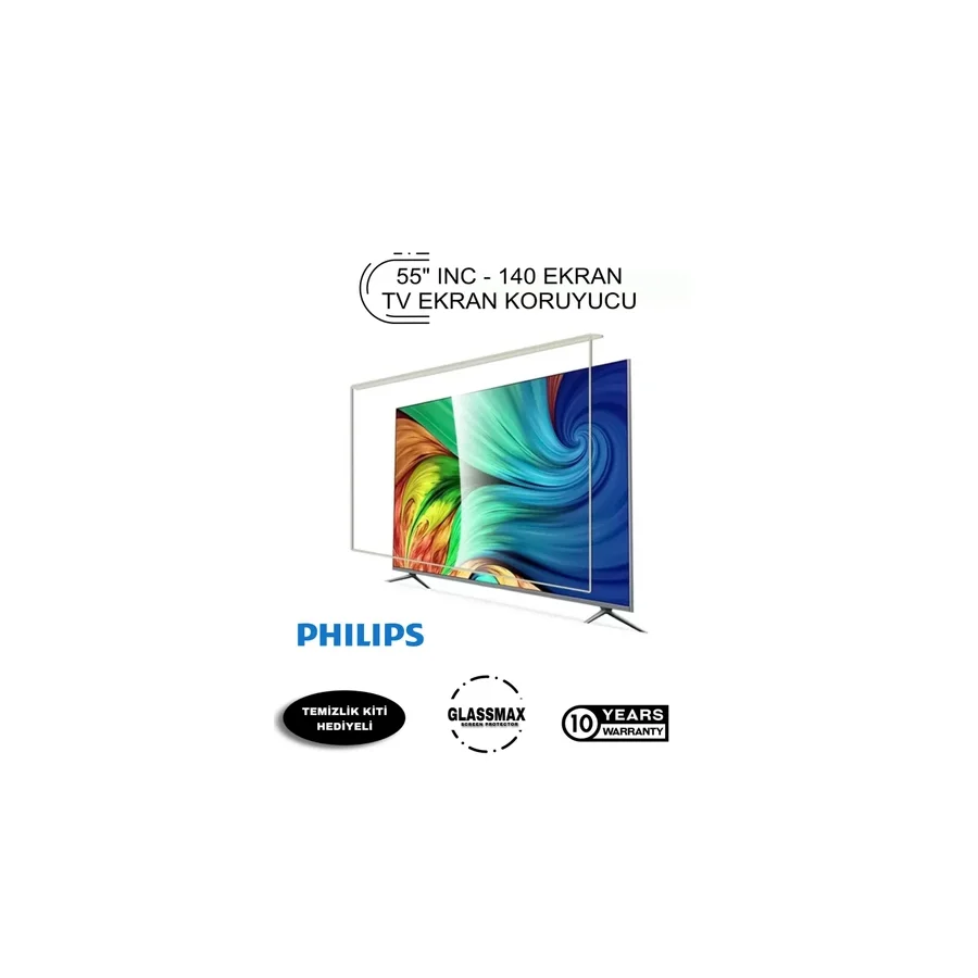 Glassmax Philips 55" Inç 140 Ekran Tv Ekran Koruyucu