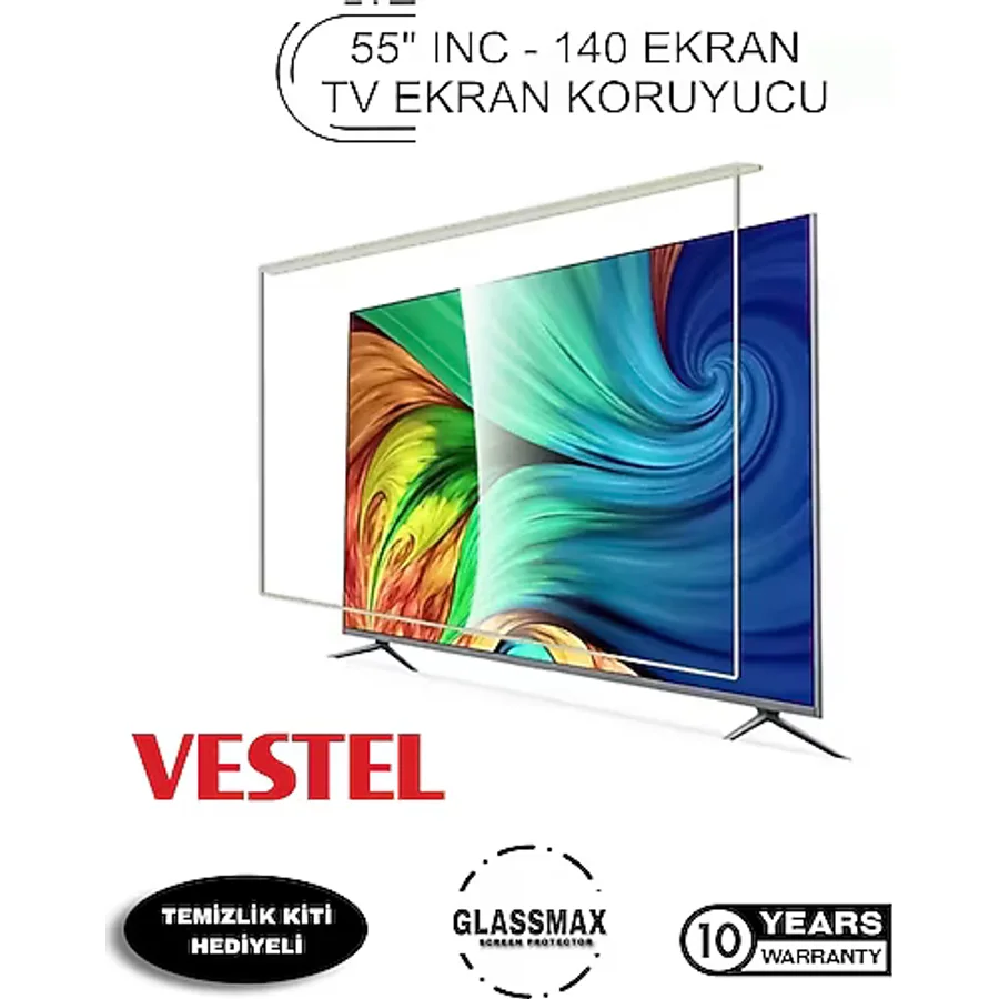Glassmax Vestel 55" Inç 140 Ekran Tv Ekran Koruyucu