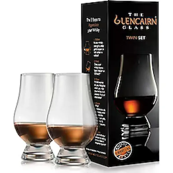 Glencairn 2 Adet Viski Bardağı Seti, Kulpsuz Cam Malzeme ile Özel Tasarım