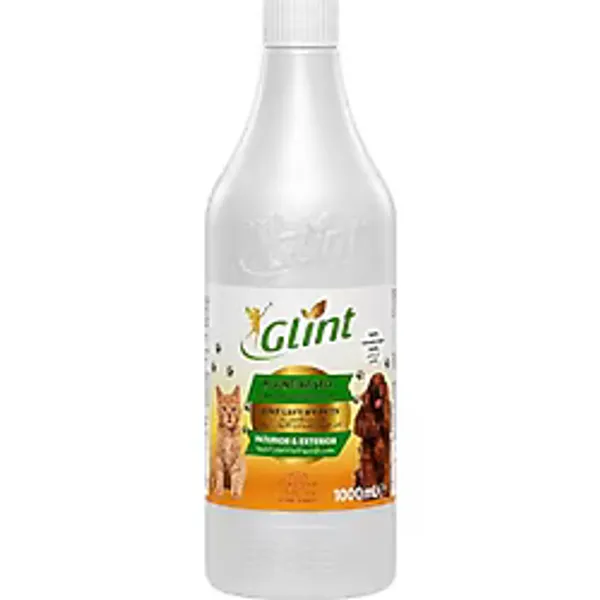 Glint Pet Cleaner 1 Litre%100 Bitkisel Evcil Hayvan Kedi Köpek Çok Amaçlı Temizlik Pati Temizleyici Şampuan Koku Giderici