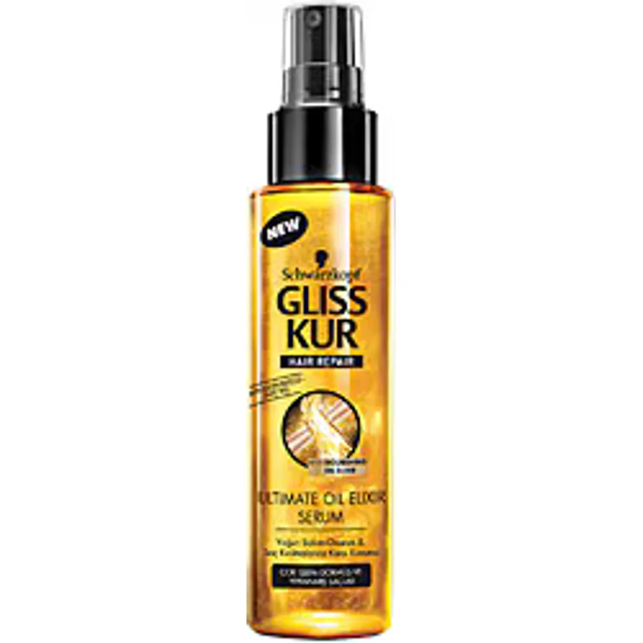 Gliss Serum Ultimate Oil Elixir Yıpranmış Saçlar Bakım Serumu 100 ml