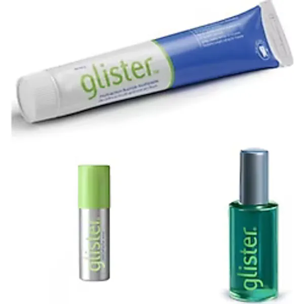 Glister Amway Glıster Ağız Bakım Seti-Seyahat Tipi Diş Macunu, Ağız Bakım Suyu, Ferahlatıcı Ağız Spreyi Glıster, Amway