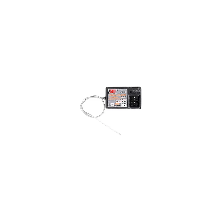GLOBACT Flysky Alıcı FS-GR3E AFHDS Uzun Menzilli 3CH 2.4GHz Alıcı FS-GT2 FS-GT2B FS-GT3B FS-GT3C FS-IT4S Verici RC Araba Tekne için (1 Adet)