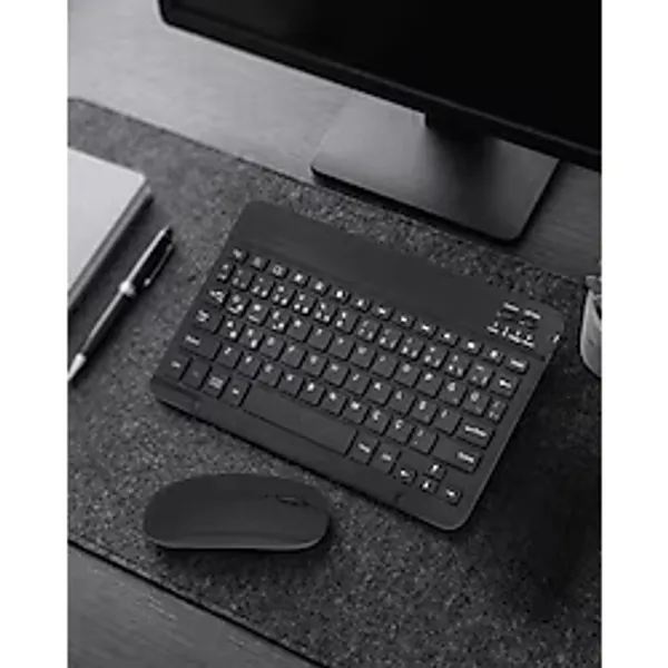 Global Bluetooth Klavye Mouse Seti Taşınabilir Wireless Bilgisayar Aksesuarı