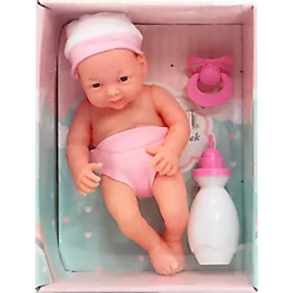 Global Toys Roza Yenidoğan Biberonlu Emzikli Et Bebek 25 cm
