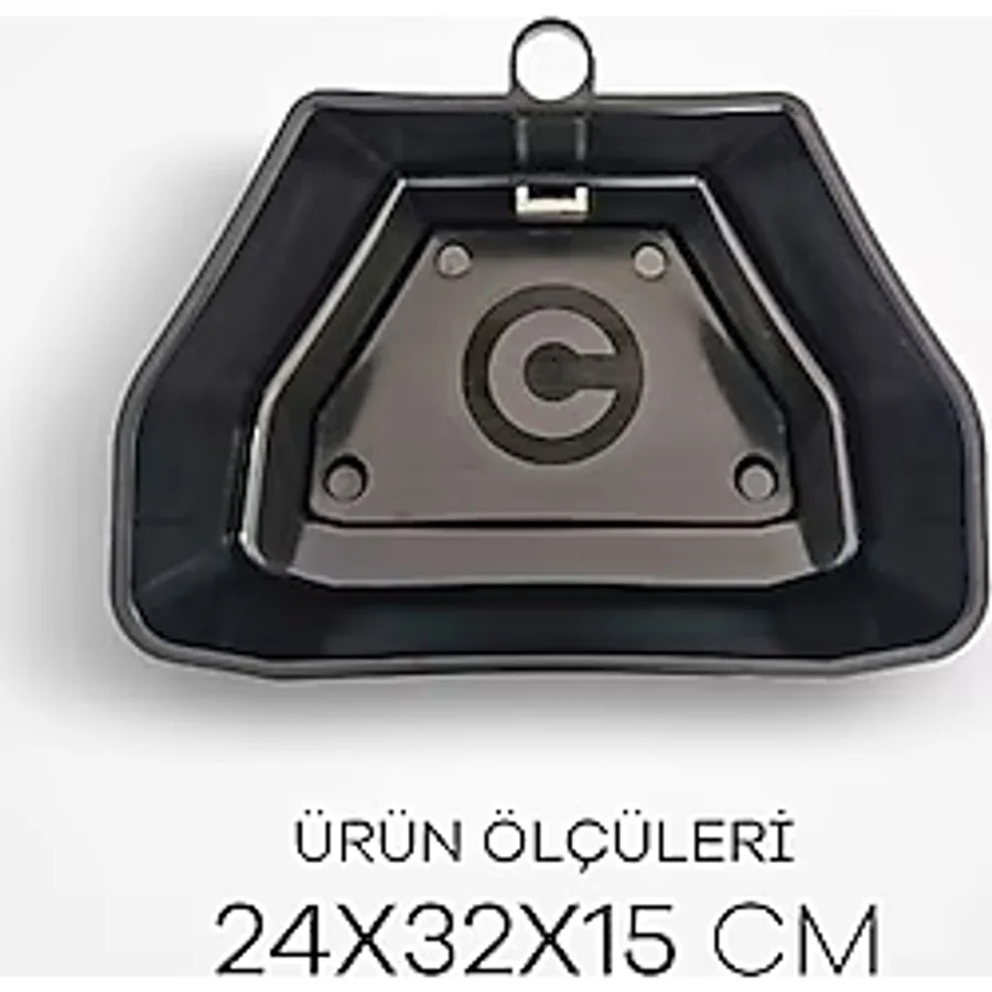 Globber Bisiklet Uyumlu SEPET ( ÜRÜN SADECE BİSİKLET SEPETİDİR) - Siyah