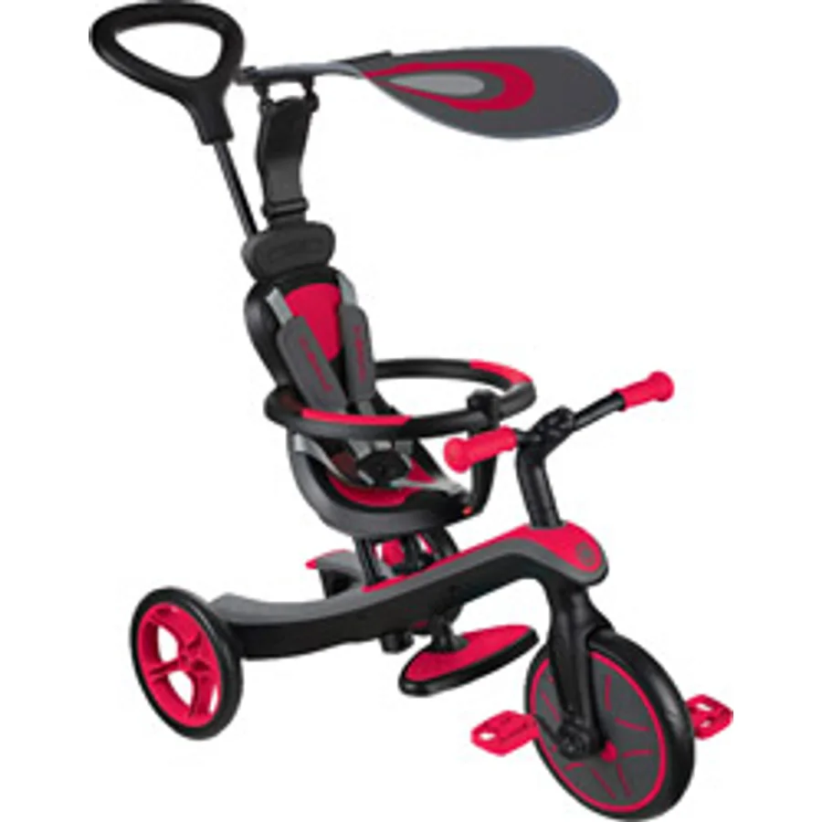 Globber Explorer 4 in 1 Kırmızı Bebek Bisikleti