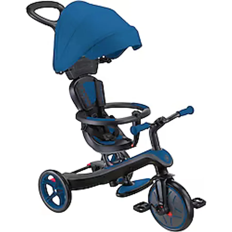 Globber Explorer Trike 4 in 1 Kraliyet Mavisi Bebek Bisikleti