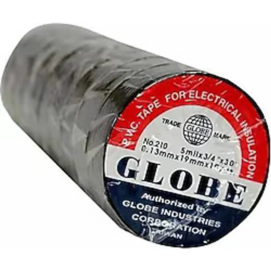 Globe Elektronikucuz - Globe Izole Elektrik Bandı 10'lu (Siyah)