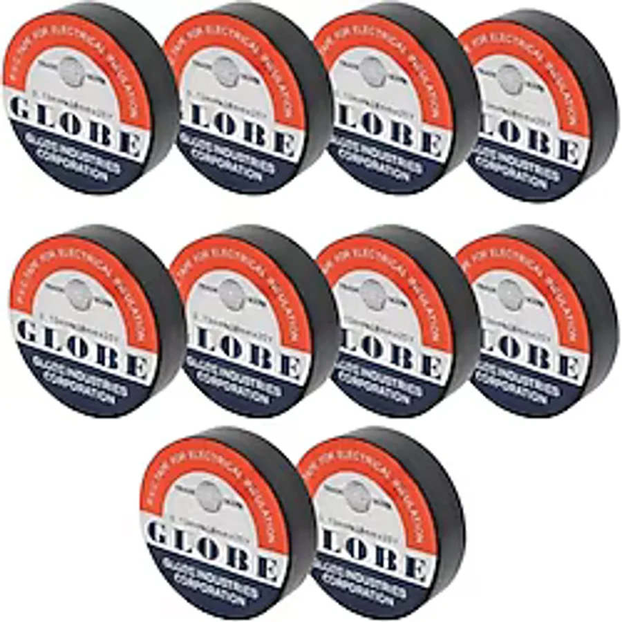 Globe İzole Bant Siyah 10 lu Paket 0.13x19mm