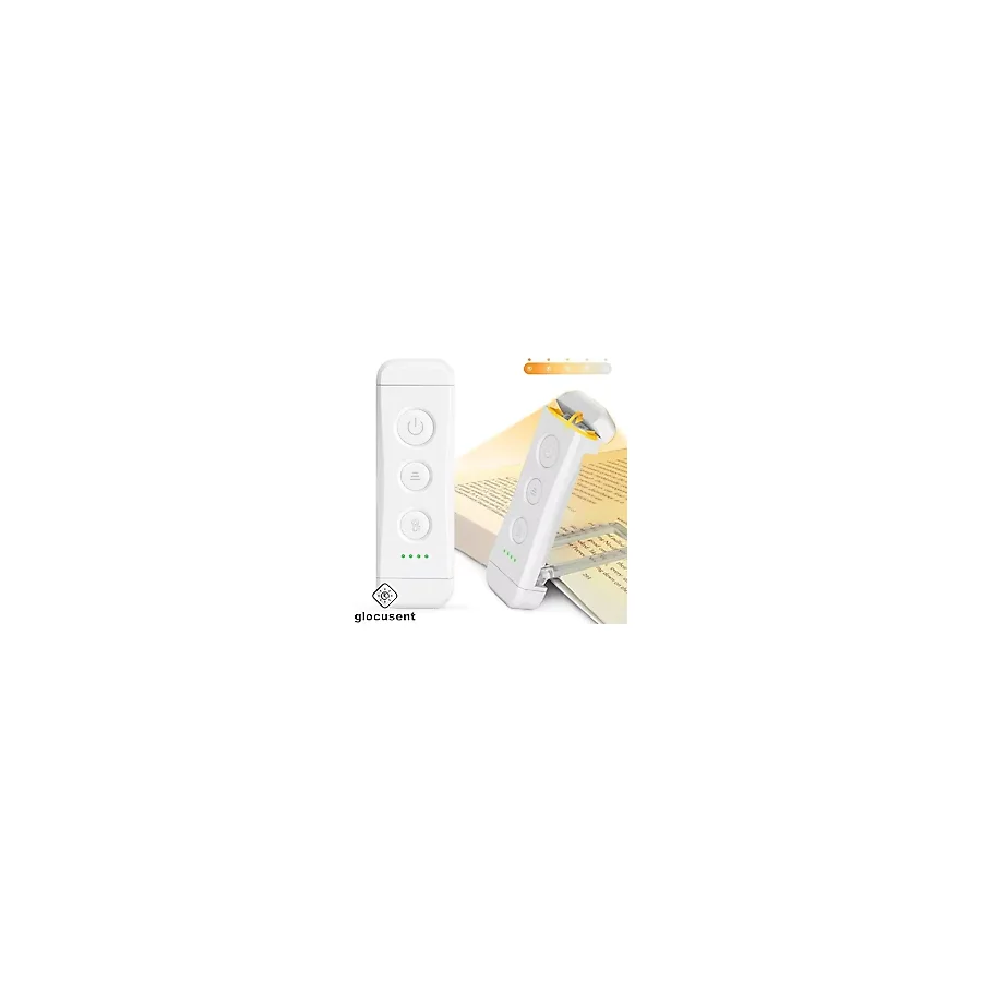 Glocusent Usb Şarj Edilebilir Led Kitap Ayracı Arası Okuma Işığı Ayracı Portatif Şarj Edilebilir