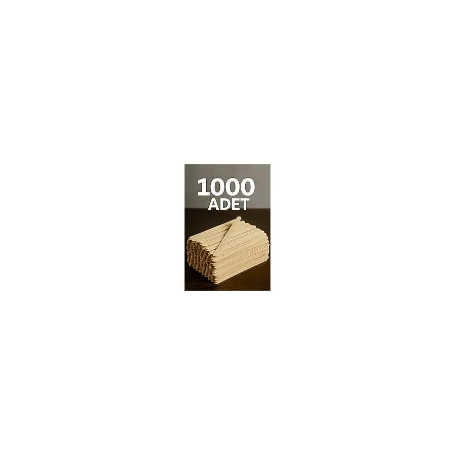 Glora Tahta Çay Ve Kahve Karıştırıcı 1000 Adet - Tahta Çay Kaşığı Karıştırma Çubuğu