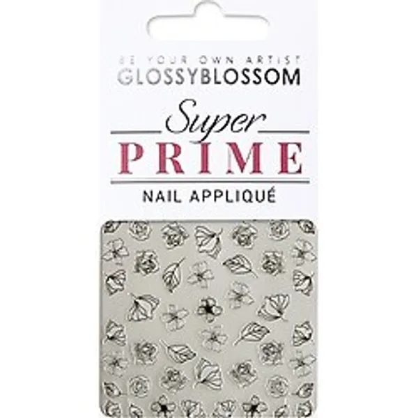 Glossy Blossom Floral Garden Midnight Tırnak Sticker 45257