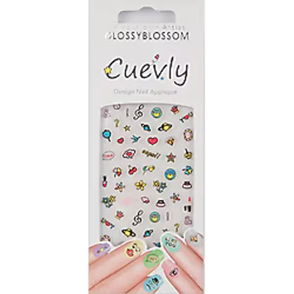 Glossy Blossom Tırnak Süsleme Sticker Cuevly 96678