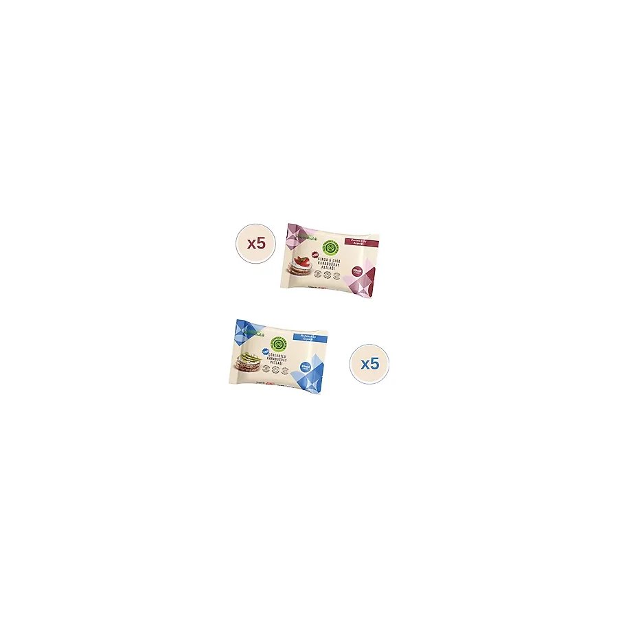 Glutensiz Fabrika Karabuğday Patlağı Karma (10 Paket) (Glütensiz & Vegan) - 24 gr