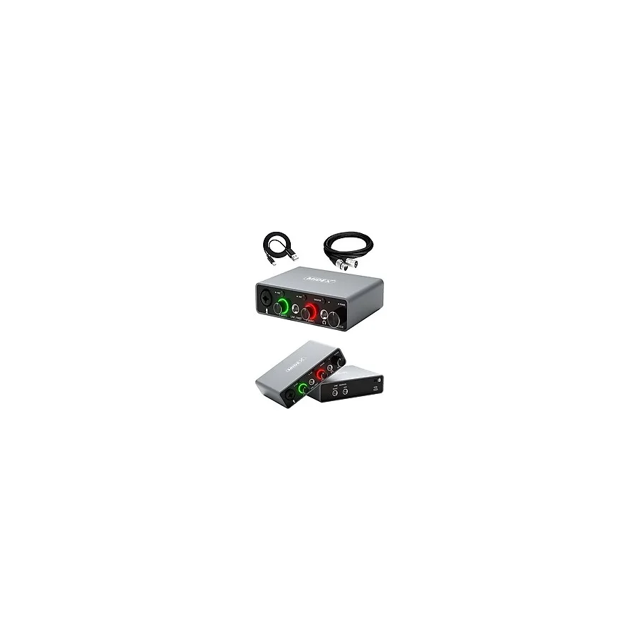 GLX-700GR Xlr Üst Segment USB Stüdyo Ses Kartı 2 Giriş 2 Çıkış 24BIT/192KHZ