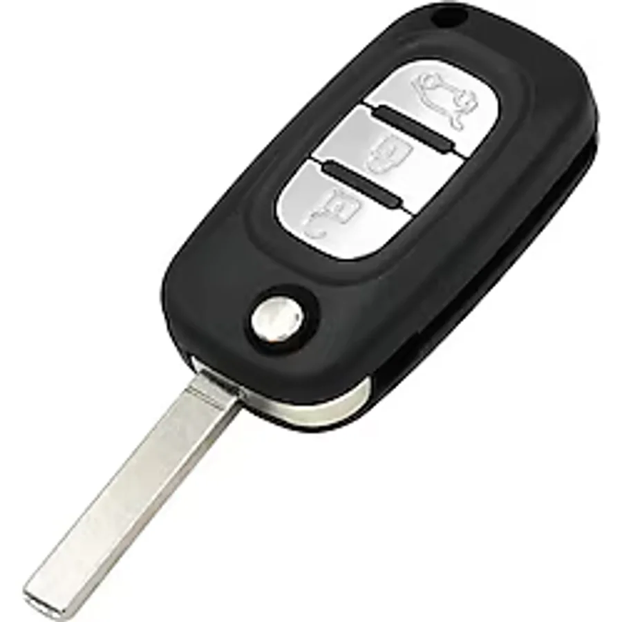 GMA KEYS Fluence Megane3 3 Buton Araba Kumanda Boş Kap Oto Anahtar Kabı 1.ci Kalite