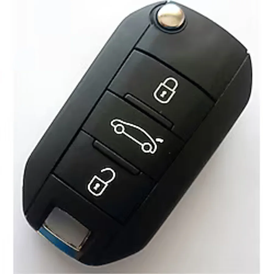 GMA KEYS Peugeot 508 301 308 Sustalı Kumanda Kabı Anahtar Kabı 3 Buton