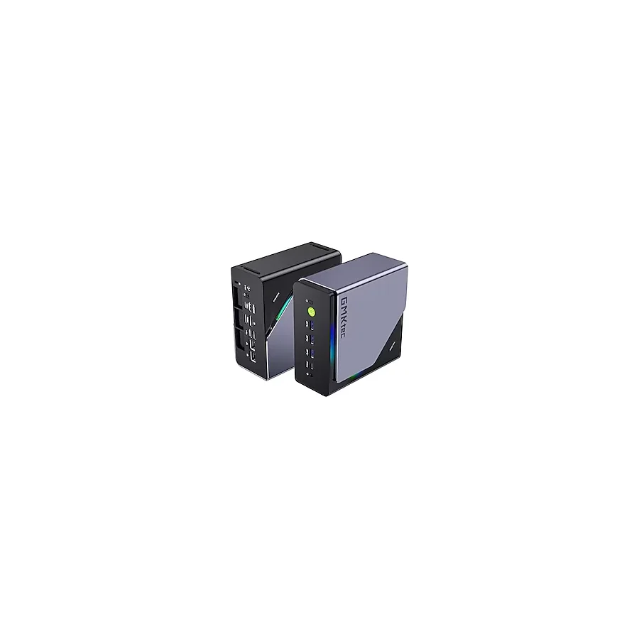 GMKtec Oyun Mini PC AMD Ryzen 7 H 255 (Yükseltilmiş 8745HS) 32GB RAM Çift NIC LAN 2.5Gbps Masaüstü Bilgisayarlar 4K Ekran, WiFi 6E, USB3.2, USB-C, BT 5.2, DP, HDMI NUCBOX K12