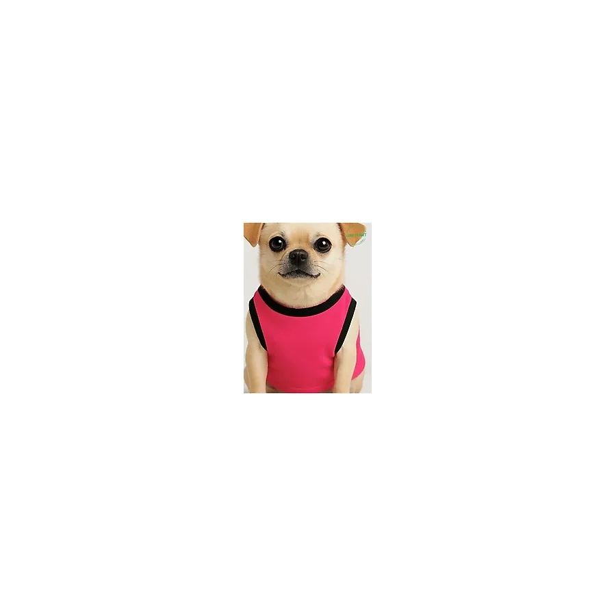 Goboticaret Ayıcık Aksesuarlı Fosforlu Pembe Kedi Köpek Kıyafeti Elbisesi Siyah Kollu