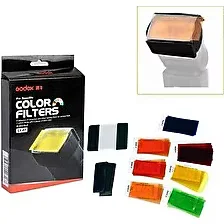 Godox Cf-07 Tepe Flaş İçin Renkli Filtre Seti