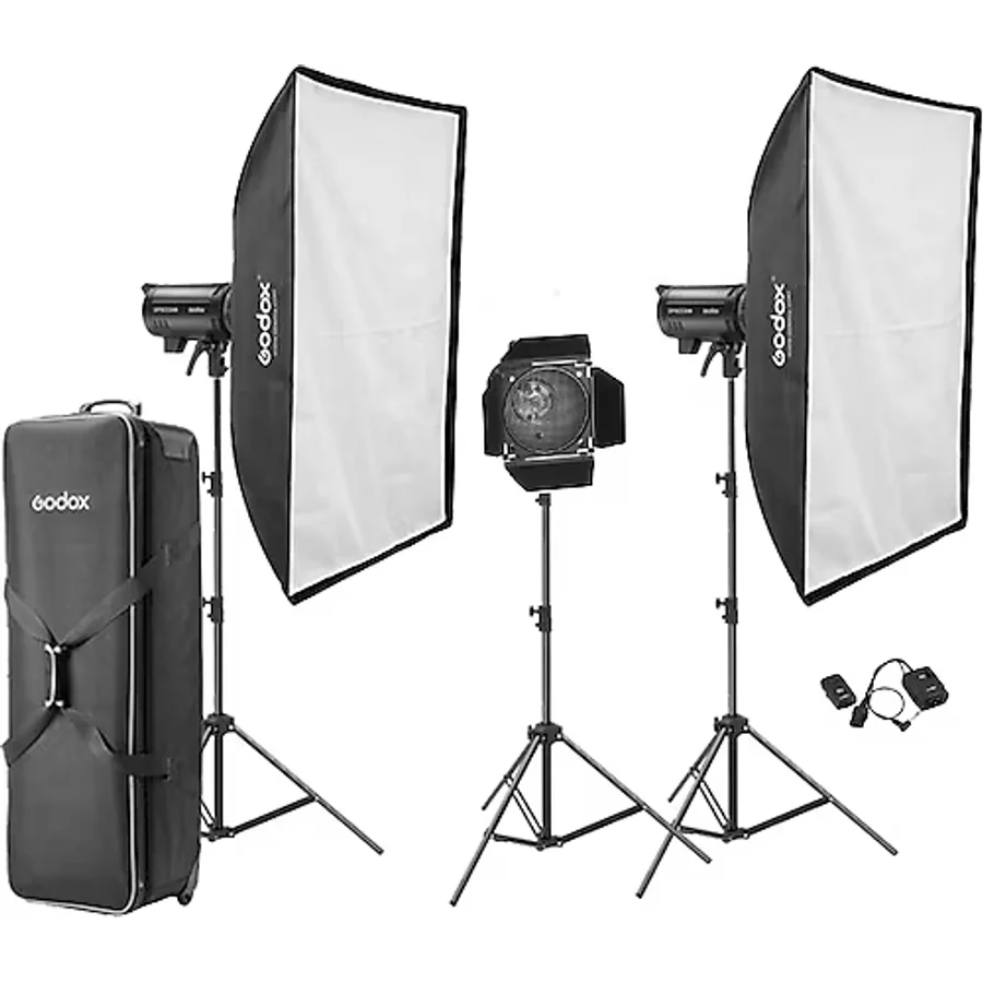 Godox DP600 III V 600 W 3'lü Paraflaş Kit