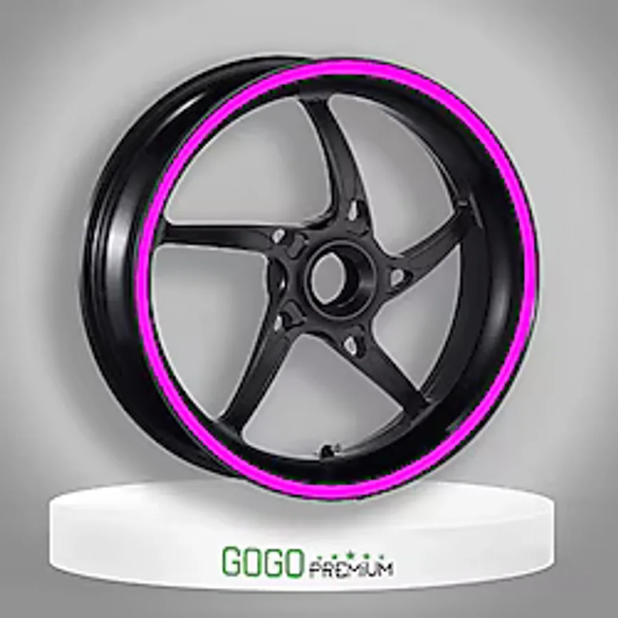 gogo premium FLORASAN PEMBE 7 CM 7 M LÜKS JANT ŞERİDİ