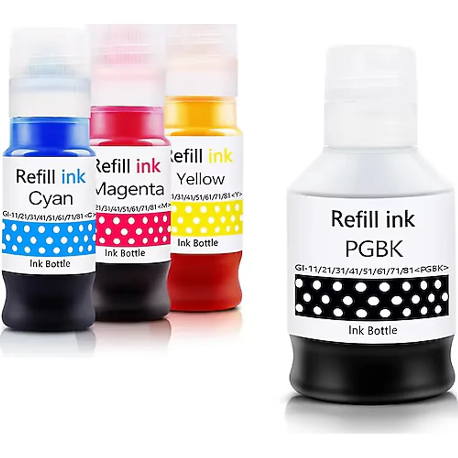 Goink Canon G3470 GI-41 4 Renk Mürekkep Seti - (GI-41C/GI-41M/GI-41PGBK/GI-41Y)