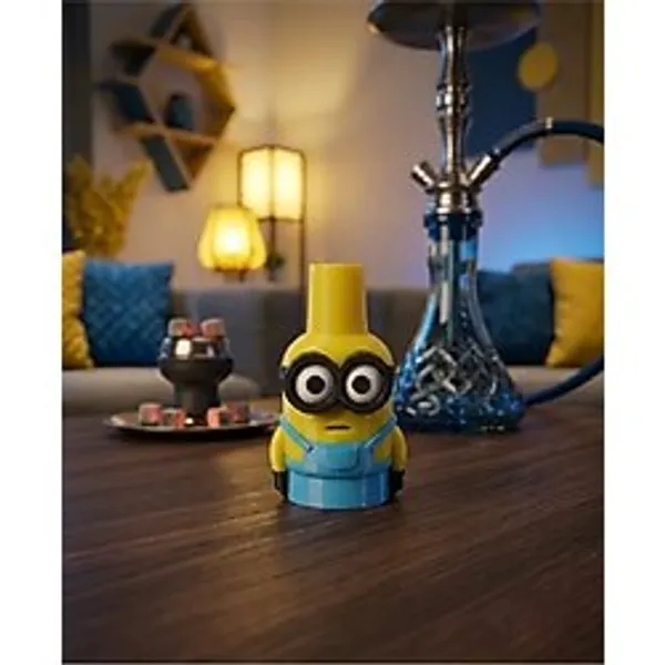 Goka 3D Craft Figür Temalı Nargile Sipsisi - Minion Bob - 6,1 Cm - Konik Ağız