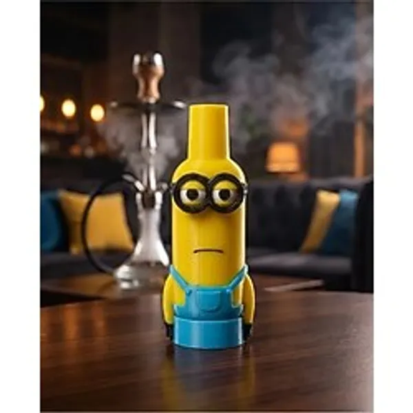 Goka 3D Craft Figür Temalı Nargile Sipsisi - Minion Kevin - 8,7 Cm - Konik Ağız