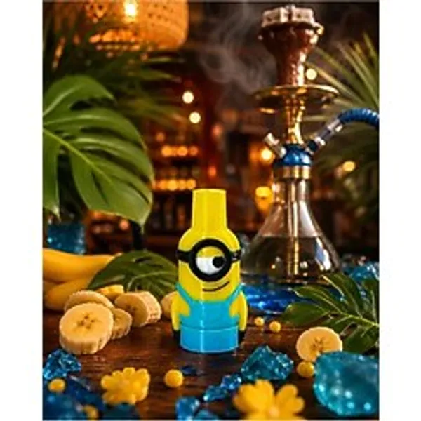 Goka 3D Craft Figür Temalı Nargile Sipsisi - Minion Stuart - 7 Cm - Konik Ağız