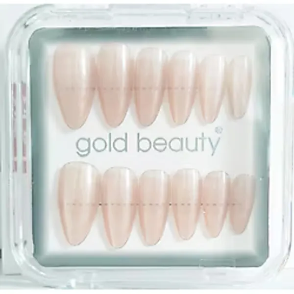 Gold Beauty Kedi Gözü Takma Tırnak 12 Li Ep-1527 - 11 Pudra