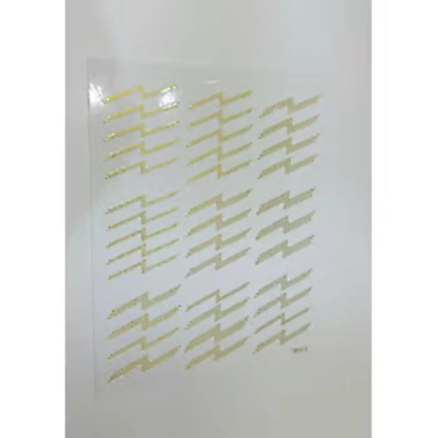 Gold Beauty Naıl Art Sticker