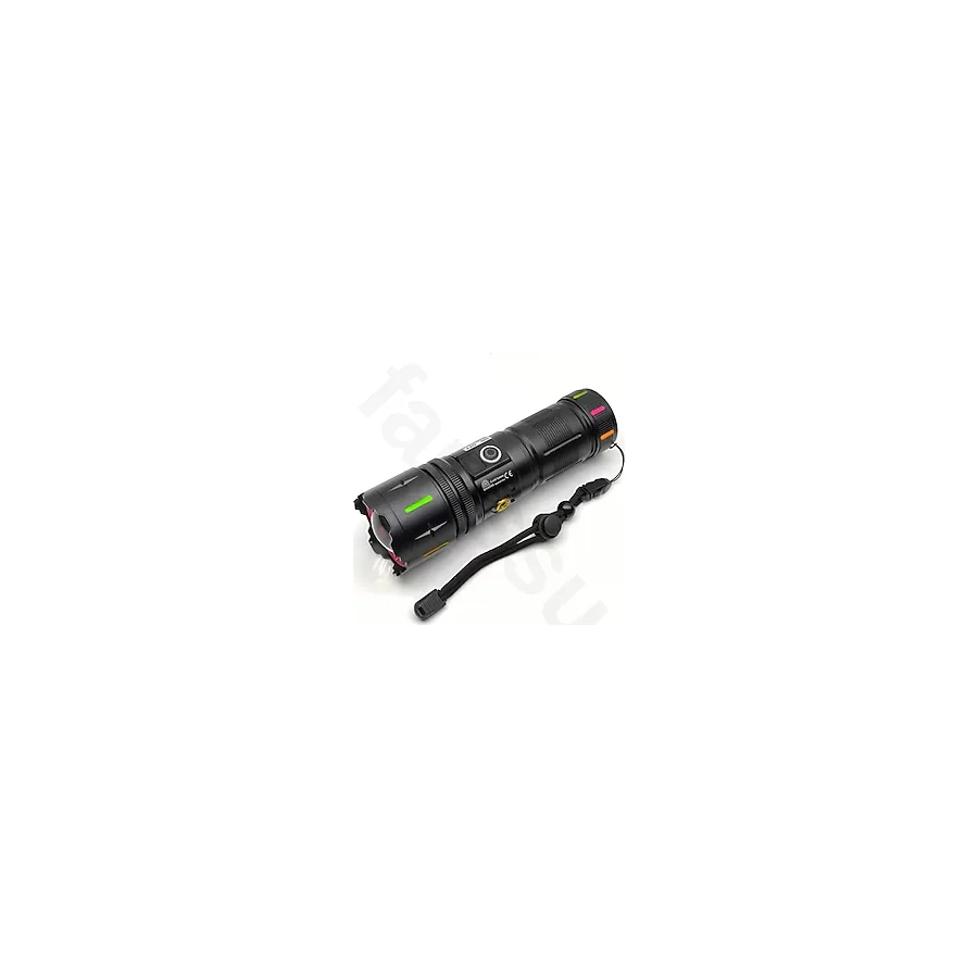 Gold Kama GK9589 Lazer Silindir El Feneri - 10000 Lümen, 2200 Metre Menzil, Powerbank Özellikli